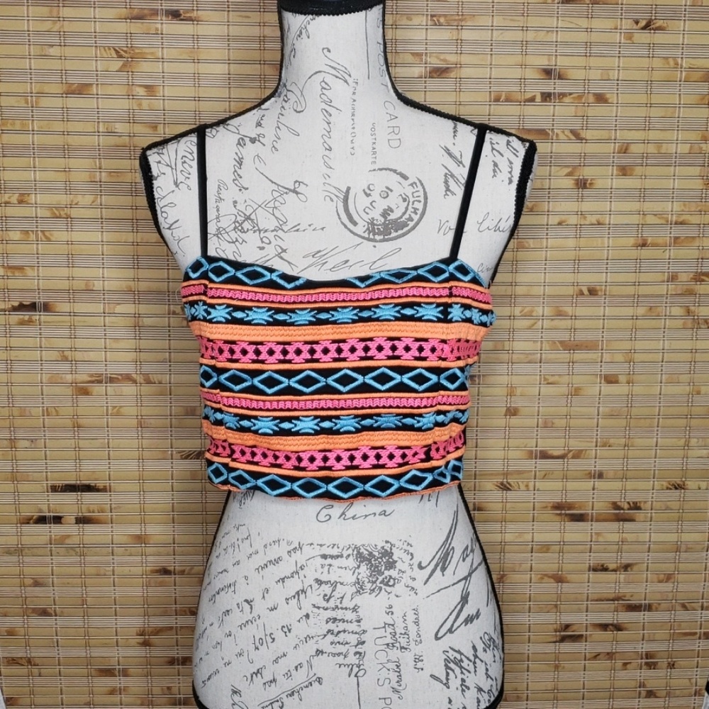 YSI Boutique Clothing Zip-up Festival Crop Top